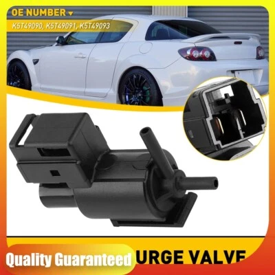 EVAP Vapor Canister Purge Valve Solenoid For 2004-2011 Mazda RX-8 K5T49090 - Image 1 of 4