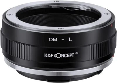 K&F Concept Lens Mount Adapter for Olympus OM Mount Lens to L Mount Cameras Body - Image 1 of 4