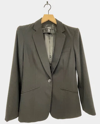 Blazer Body para mujer de Victoria Secret chaqueta de algodón negro talla 6 Foto 1 de 4