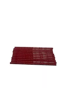 11 Lápices Eberhard Faber Rojo 6536 Nuevo de Colección Retro Editor Profesor - Imagen 1 de 3
