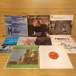 Job Lot Bundle of Vintage Classical Classic 12” Vinyl Records - Mixed Lots of 9 - Picture 1 of 14