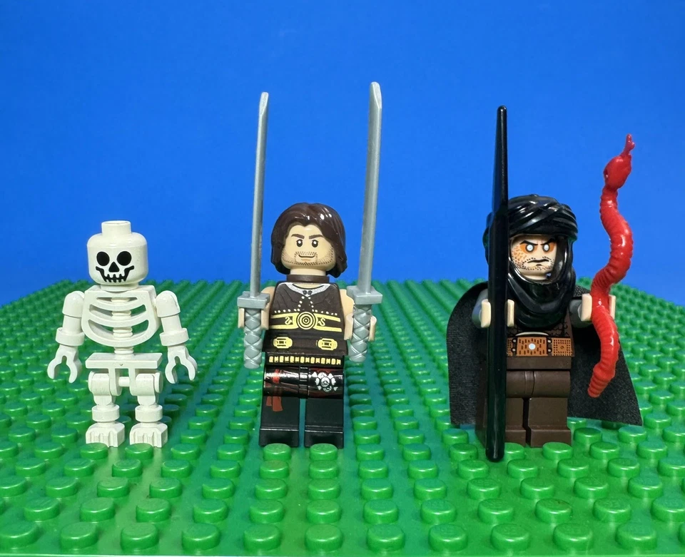 Lego Prince of Persia Minifigures Dastan Pop004, Zolm Pop012 & Skeleton Gen002 - Image 1 of 4