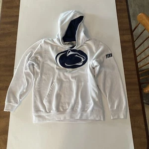 PENN STATE Athletic Hoodie Sweatshirt Youth Size L White Pullover - Picture 1 of 11