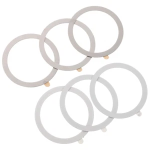 6 Pezzi Anello Magnetico Custodia Cellulare Accessori Grip Adesivo Cerchio Metallo per - Foto 1 di 12