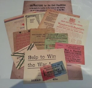 Collection of World War I Leaflets and Cards The Great War 1914 - 1918 - Picture 1 of 10
