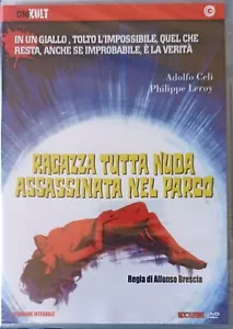 DVD RAGAZZA TUTTA NUDA ASSASSINATA NEL PARCO (1972) Nuovo Sigillato Raro - Foto 1 di 1