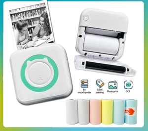 Phomemo Thermodrucker Mini Pocket Wireless Bluetooth Foto Etikett Aufkleber Druck - Bild 1 von 14