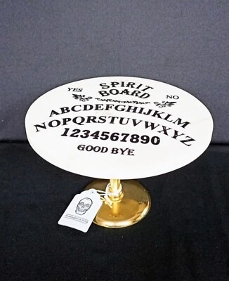 Tablero de Ouija/Espíritu Mármol Soporte para Pasteles de Queso Decoración de Mesa de Halloween, Soporte para Pasteles Foto 1 de 4