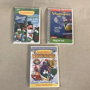 VeggieTales Big Idea DVD Videos Christian Values Lot of 3 NIP Sealed VeggieTales - Picture 1 of 12