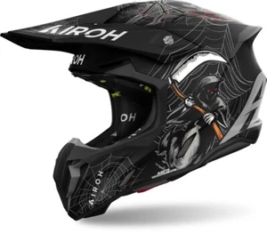 CASCO HELMET MOTO CROSS ENDURO AIROH TWIST 3 ARCADE 22.06 MATT BLACK TG S - Imagen 1 de 3