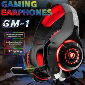 Cuffie da gioco 3,5 mm per PS4 PS5 Xbox One Switch PC con microfono cancellazione rumore - Foto 1 di 20
