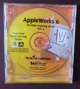 AppleWorks 6 VOL. 5, CD-ROM Training Series MacAcademy an Windows - Picture 1 of 2