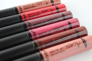 6 Nabi Matte Lip Gloss 6 Colors Nudes Reds Pinks - Picture 1 of 3
