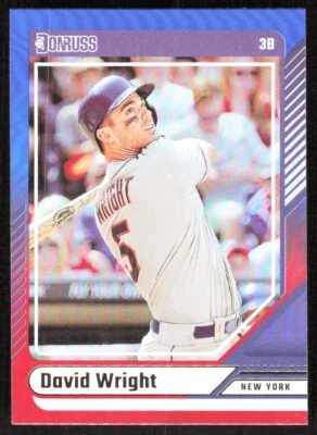 2024 8198E Donruss Blue David Wright New York Mets #43 Foto 1 de 2