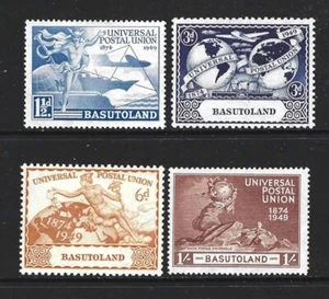 BASUTOLAND - 1949 - UPU JUBILÄUMSAUSGABE - Scott #75-78 - 4er SET - POSTFRISCH - Bild 1 von 2