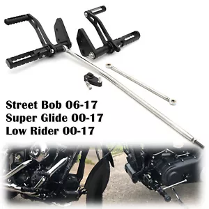 Anti-Slip Forward Controls Pegs For Harley Dyna Super Glide Low Rider FXDL 00-17 - Picture 1 of 7