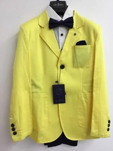 ABITO VESTITO SET GIACCA COMPLETO ELEGANTE CERIMONIA BAMBINO 10A - Foto 1 di 15