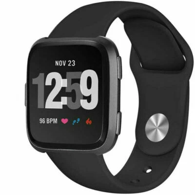 Correa de goma de silicona de repuesto para reloj Fitbit Versa 1 2 Lite Foto 1 de 4