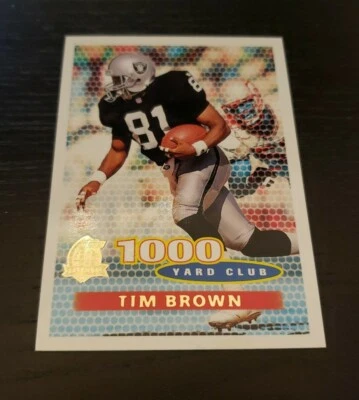1996 Topps #248 Tim Brown Raiders Notre Dame 8 - NM/MT - Image 1 of 2