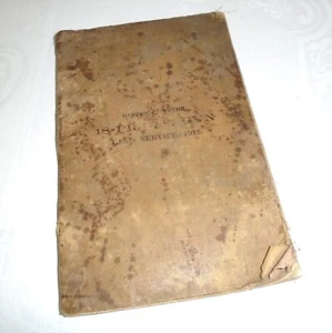 RARE WW1 Military Handbook of the 18-PR. Q.F. GUN Land Service 1915/1916 - Imagen 1 de 12