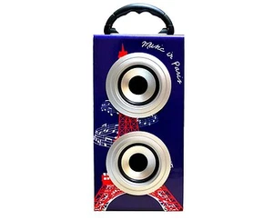 TEKNOFUN 811 174 Altavoces Mini Torre bluetooth 2 x 5W – Música en París - Zdjęcie 1 z 2