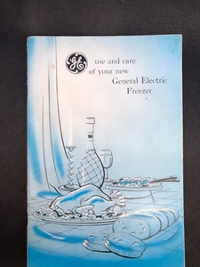 Vntg 1955-56 GE Freezer Manual Guide Book Brochure Model HU-11, HU-13, HU-18 - Picture 1 of 12