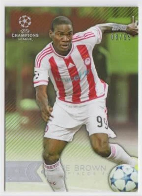 2015-16 Topps UEFA Champions League Showcase Green #150 Ideye Brown 08/99 - Image 1 of 2