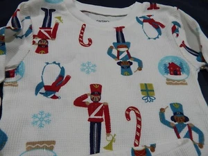 BNWT Carters Boys size 7 Thermal Christmas Pajama NUTCRACKERS Soldiers New - Picture 1 of 6
