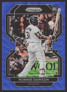 2022 Panini Prizm #39 Ronnie Dawson Blue Wave Prizm #/60 SN,RC - Picture 1 of 2