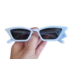 Nuevas gafas de sol Nordstrom blancas Extreme Cateye acetato - Imagen 1 de 12