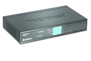 Trendnet TPE-S44 network switch Unmanaged Power over Ethernet (PoE) Blue - TP... - Afbeelding 1 van 3