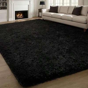 Fluffy Room Carpet, Plush Carpet, Ultra Soft Living Room Carpet, Bedroom Carpet, - Picture 1 of 24