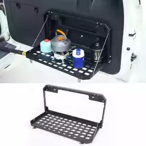 For Toyota Land Cruiser Prado FJ150 2010-2023 Rear Door Foldable Storage Rack - Picture 1 of 14