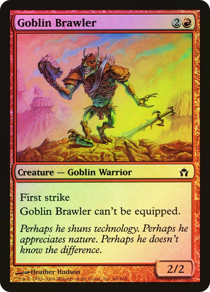 MTG FOIL Goblin Brawler  - Fifth Dawn #066 - Image 1 of 1