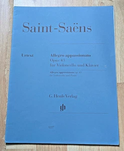 Saint-Saens: Allegro Appassionato (Cello/Piano) - Picture 1 of 2