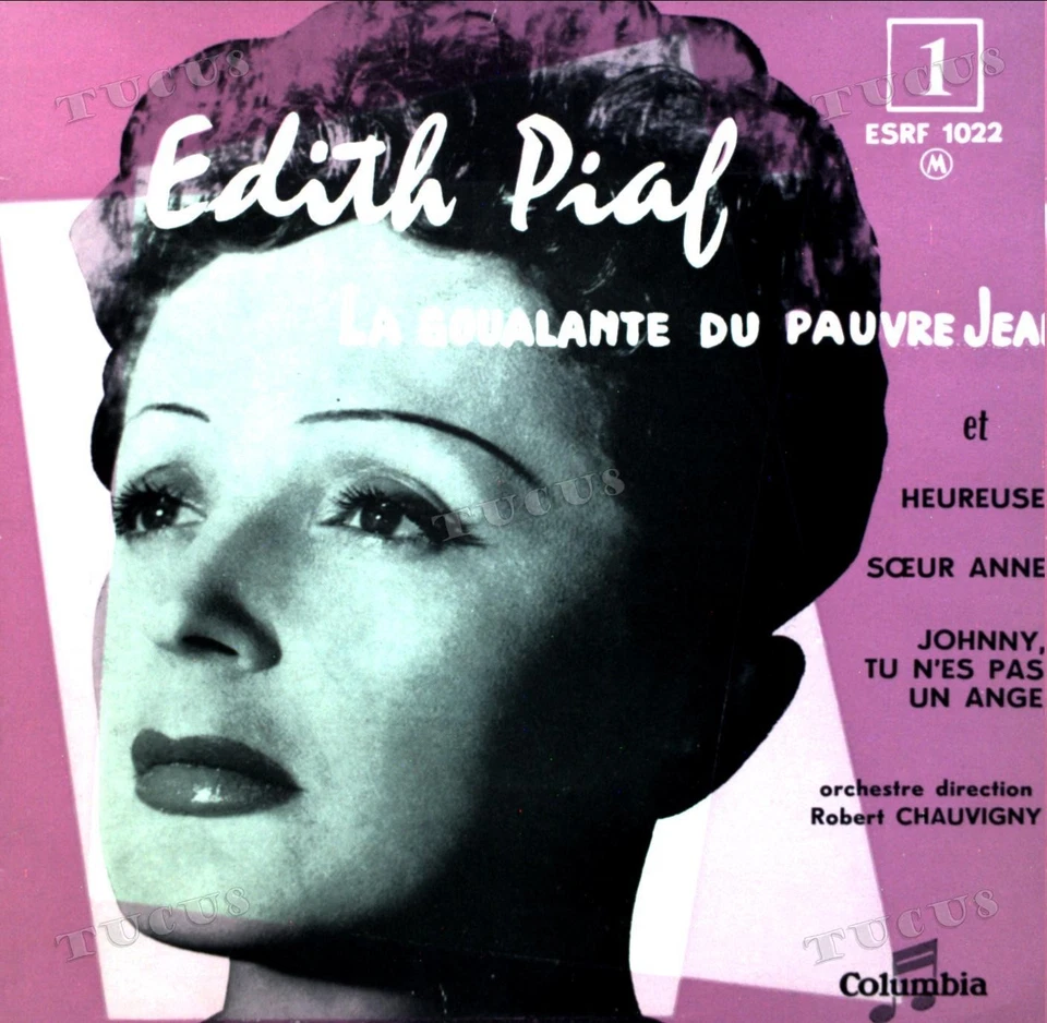 Edith Piaf - La Goualante Du Pauvre Jean 7" (VG/VG) .* Foto 1 de 1