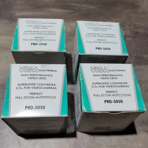 Job lot x 4 VISA New Pro 5050 High-Perfomance-Vodeo- Super-Wide Converter 0.5x - Picture 1 of 6