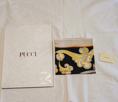 Foulard Nuovo Splendido Emilio Pucci Firenze vintage Scarf - Imagen 1 de 4