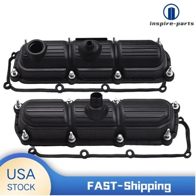 Pair Valve Cover for 2004-2007 Dodge Caravan 3.3L 2007-2011 Jeep Wrangler 3.8L - Image 1 of 4