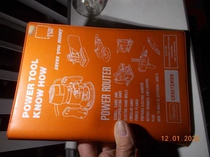 Sears Craftsman Power Tool Know How Book 9-2949, 1977 Vinyl Covers - Imagen 1 de 12