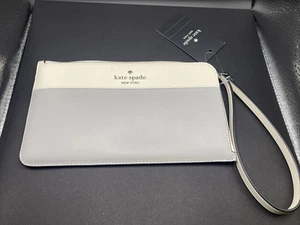 Kate Spade Lucy Colorblock Saffiano Leder Medium L-Reißverschluss Kalbsleder Geldbörse KD545 - Bild 1 von 5