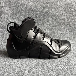 Nike LeBron 4 Retro Black Anthracite FJ1597-001 Men’s 8 Triple Black - READ DESC - Picture 1 of 13