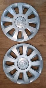 2x Original Skoda Citigo Aries Radkappen Radzierblende 14 Zoll 1ST601147B Silber - Bild 1 von 6