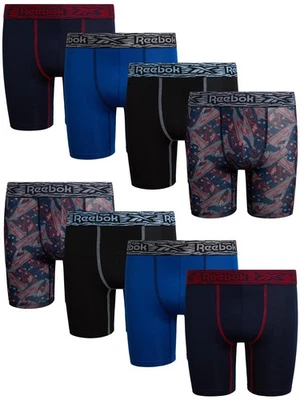 Boys' Boxer Briefs 8-Pack Underwear, Soft Breathable, Sizes 6-18, Moisture-Wi... - Image 1 of 4