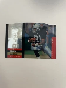1995 Upper Deck Special FX troquelado Tim Brown 15 Raiders Salón de la fama - Imagen 1 de 2