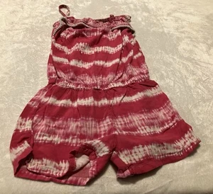 Faded Glory Tie Dye Romper Girls Size 6 - Picture 1 of 5