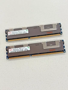 Lot of 2 HYNIX 8GB RAM Memory 2Rx4 PC3-10600R-9-10-E1 HMT31GR7BFR4C-H9 (16GB) - Picture 1 of 5