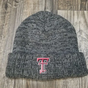 Texas Tech Red Raiders Beanie Winter Rodel meliert grau fesselnd - Bild 1 von 5