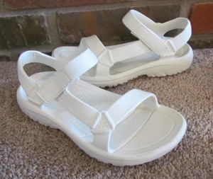 TEVA Hurricane Drift Sport Sandal Women Size 8 White Water Shoe Adjustable - Picture 1 of 7