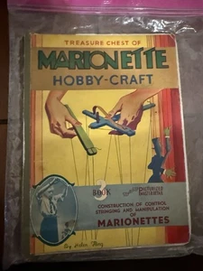 Vintage Treasure Chest Of Marionette Hobby Craft Helen King * - Picture 1 of 8